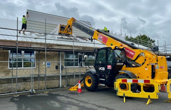 Priory Industrial Estate new roof fitted